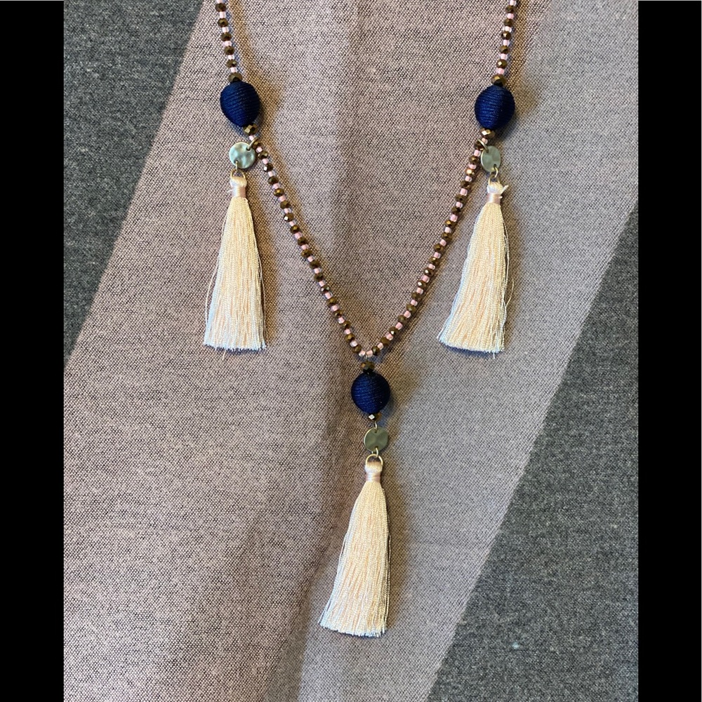 Long Tassel Necklace 38” Long and so cute!! - Picture 2 of 9